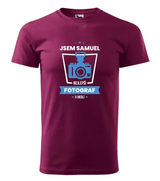 Pánské tričko Nejlepší v okolí - fotograf