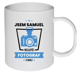 Plastový hrnek Nejlepší v okolí - fotograf