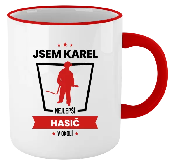 Hrnek Nejlepší v okolí - hasič
