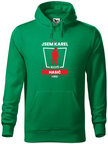 Pánská mikina Nejlepší v okolí - hasič
