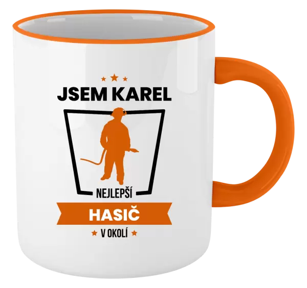 Hrnek Nejlepší v okolí - hasič