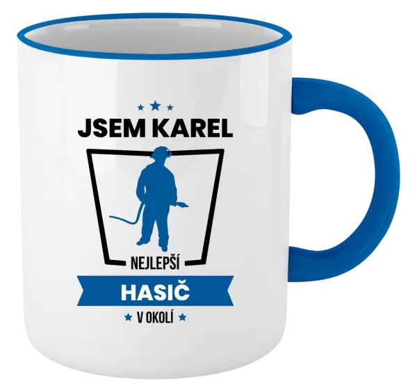 Hrnek Nejlepší v okolí - hasič