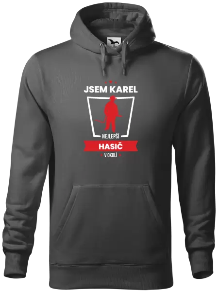 Pánská mikina Nejlepší v okolí - hasič