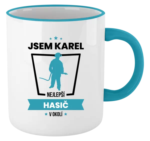 Hrnek Nejlepší v okolí - hasič