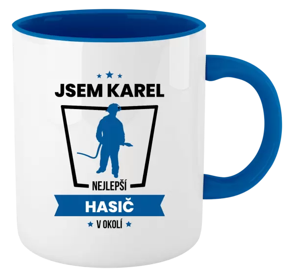 Hrnek Nejlepší v okolí - hasič