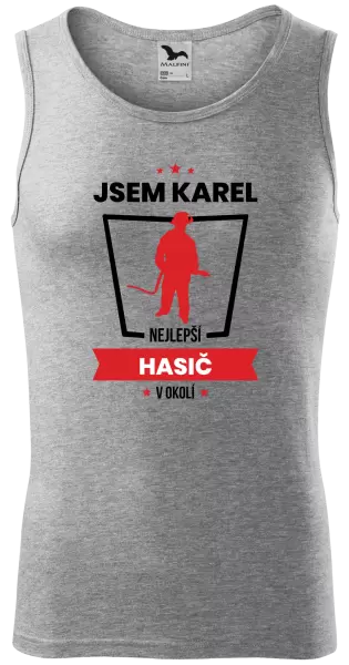 Pánské tílko Nejlepší v okolí - hasič