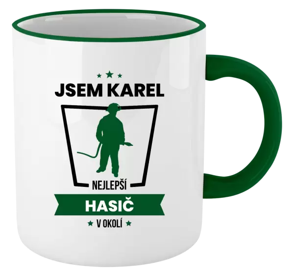 Hrnek Nejlepší v okolí - hasič