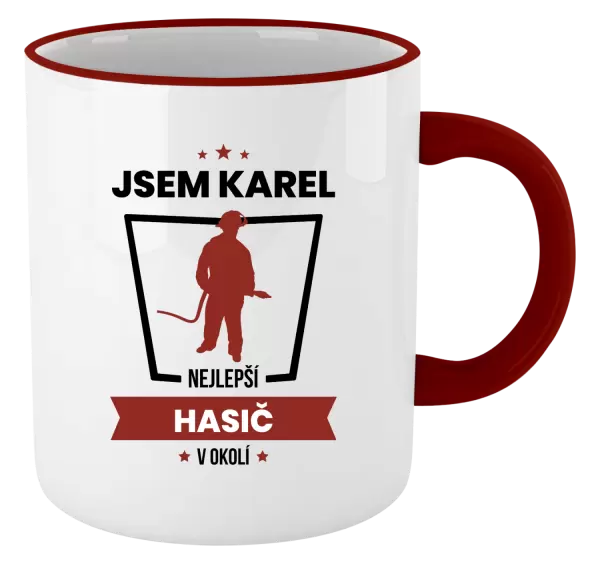 Hrnek Nejlepší v okolí - hasič