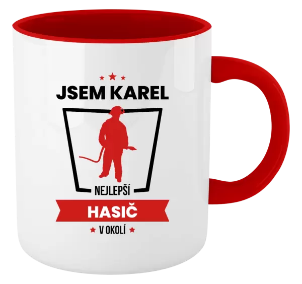Hrnek Nejlepší v okolí - hasič