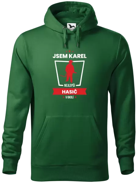 Pánská mikina Nejlepší v okolí - hasič
