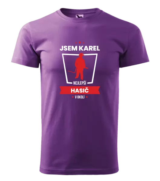 Pánské tričko Nejlepší v okolí - hasič