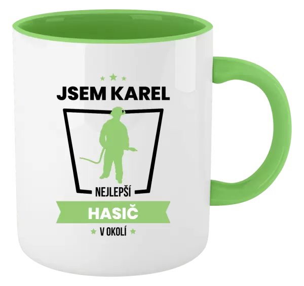 Hrnek Nejlepší v okolí - hasič