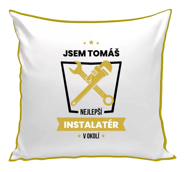 Polštář Nejlepší v okolí - instalatér