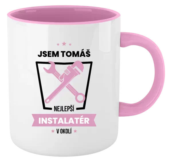 Hrnek Nejlepší v okolí - instalatér