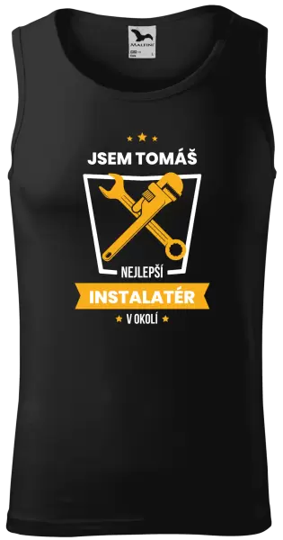 Pánské tílko Nejlepší v okolí - instalatér