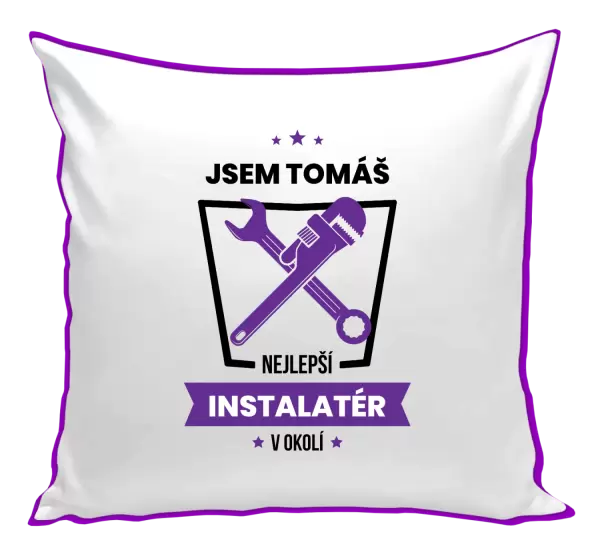 Polštář Nejlepší v okolí - instalatér