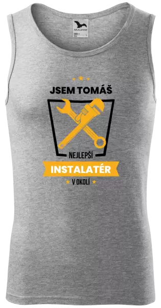 Pánské tílko Nejlepší v okolí - instalatér