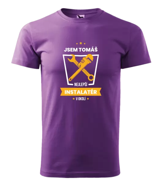 Pánské tričko Nejlepší v okolí - instalatér
