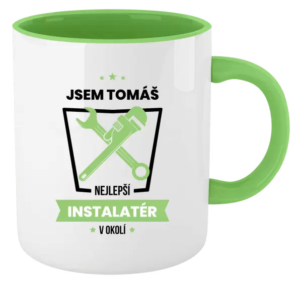 Hrnek Nejlepší v okolí - instalatér