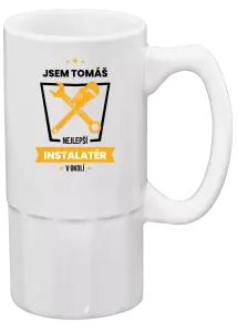 Půllitr Nejlepší v okolí - instalatér