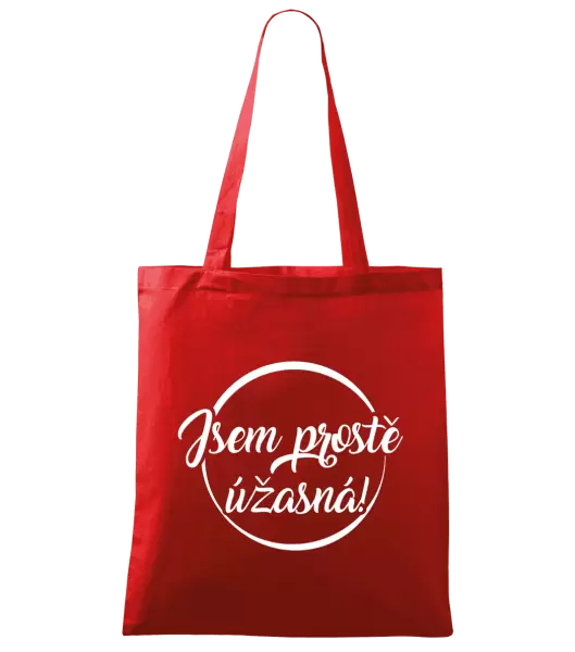 Látková taška Jsem prostě úžasná