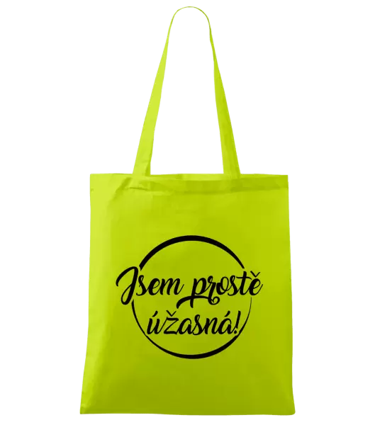 Látková taška Jsem prostě úžasná