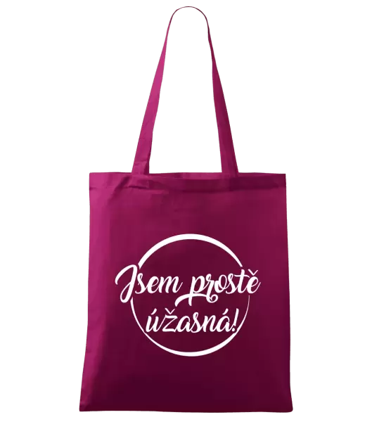 Látková taška Jsem prostě úžasná