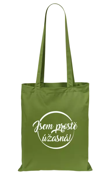 Látková taška Jsem prostě úžasná
