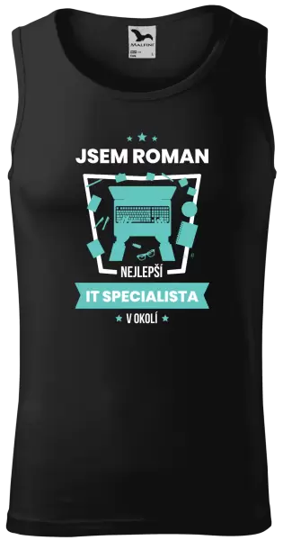 Pánské tílko Nejlepší v okolí - IT specialista