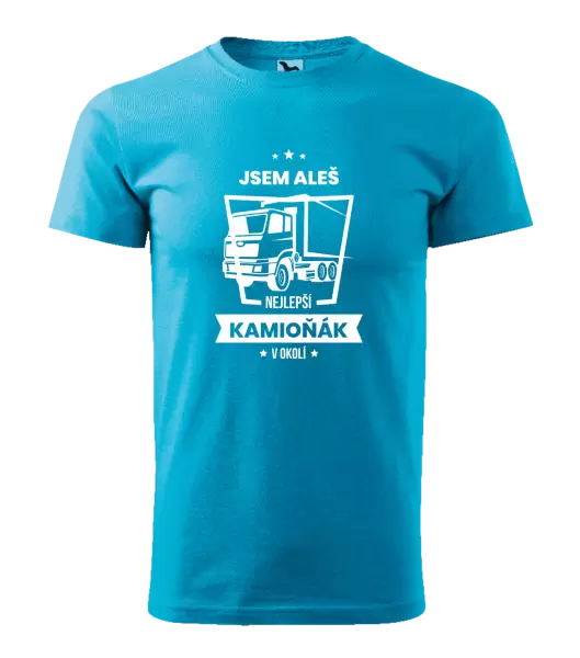 Pánské tričko Nejlepší v okolí - kamioňák