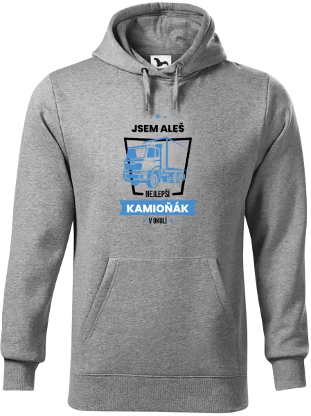 Pánská mikina Nejlepší v okolí - kamioňák