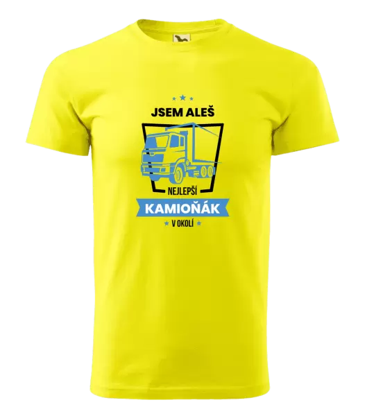 Pánské tričko Nejlepší v okolí - kamioňák