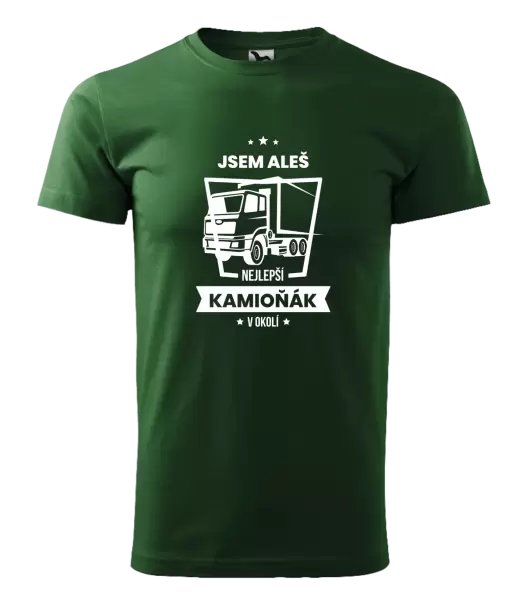 Pánské tričko Nejlepší v okolí - kamioňák
