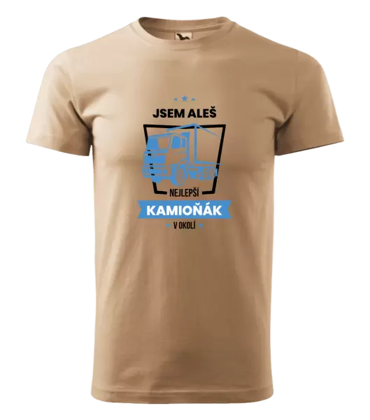 Pánské tričko Nejlepší v okolí - kamioňák