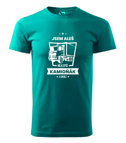 Pánské tričko Nejlepší v okolí - kamioňák