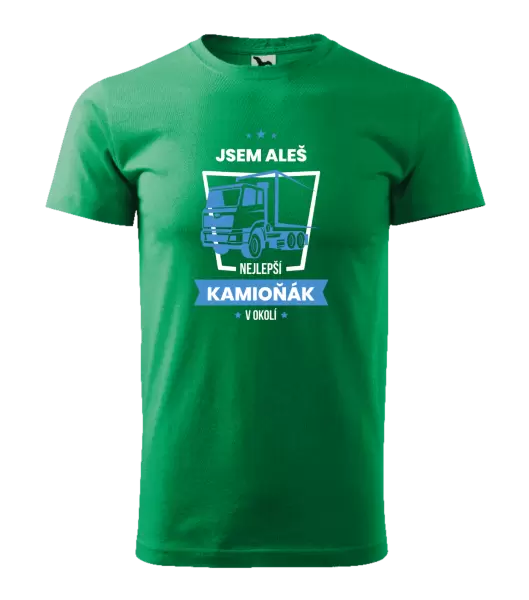 Pánské tričko Nejlepší v okolí - kamioňák