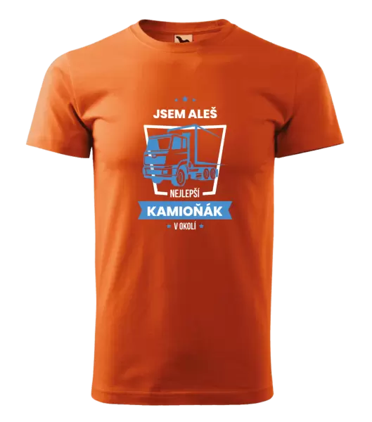 Pánské tričko Nejlepší v okolí - kamioňák