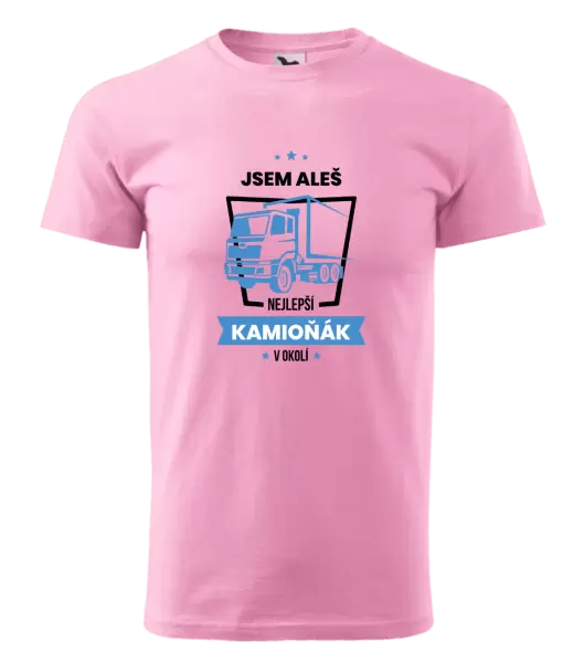 Pánské tričko Nejlepší v okolí - kamioňák