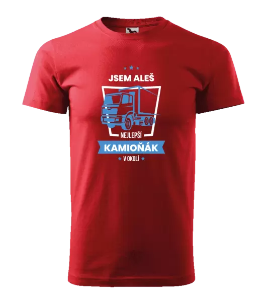 Pánské tričko Nejlepší v okolí - kamioňák