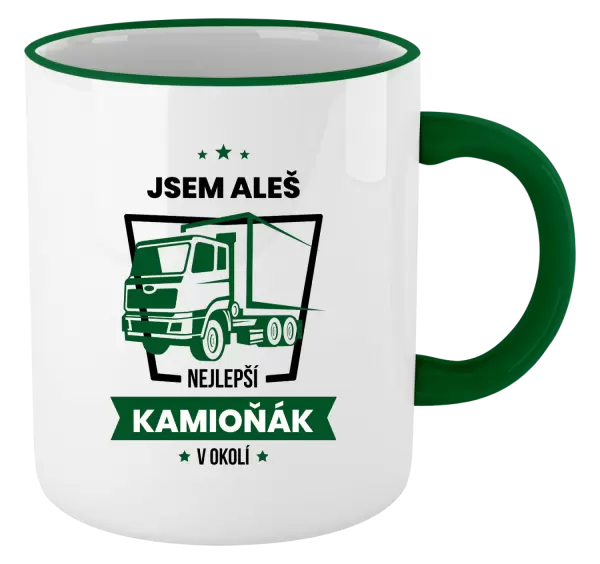 Hrnek Nejlepší v okolí - kamioňák