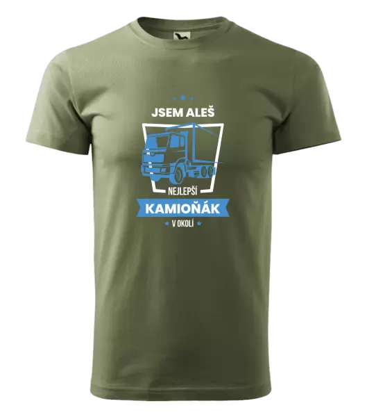 Pánské tričko Nejlepší v okolí - kamioňák