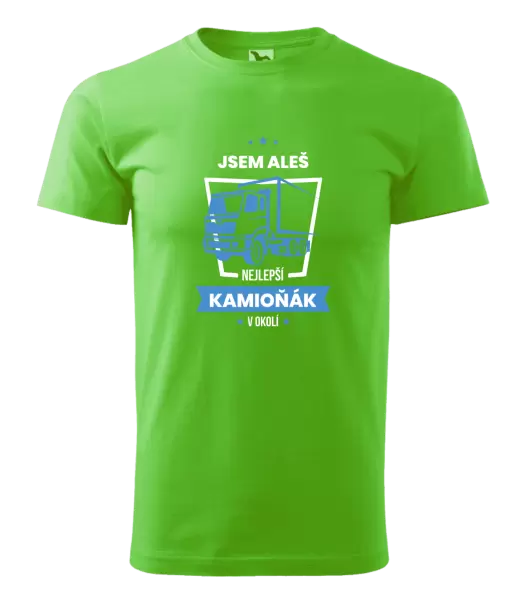Pánské tričko Nejlepší v okolí - kamioňák