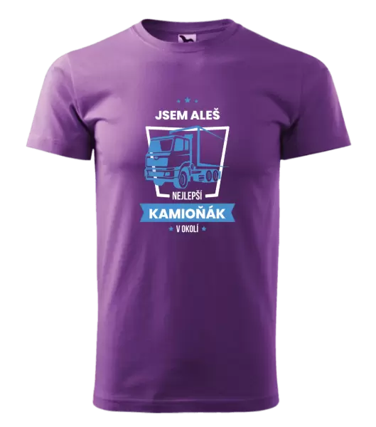 Pánské tričko Nejlepší v okolí - kamioňák