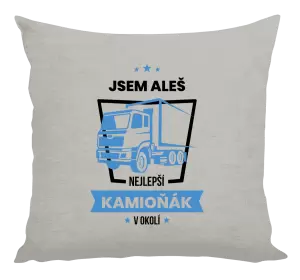 Polštář Nejlepší v okolí - kamioňák