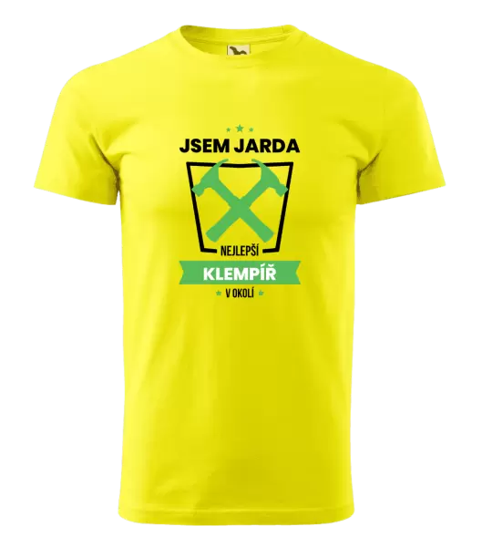 Pánské tričko Nejlepší v okolí - klempíř