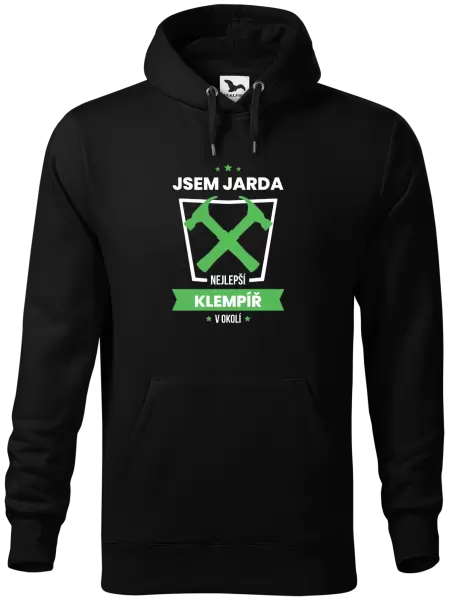 Pánská mikina Nejlepší v okolí - klempíř