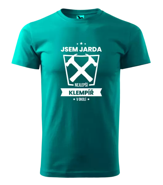 Pánské tričko Nejlepší v okolí - klempíř