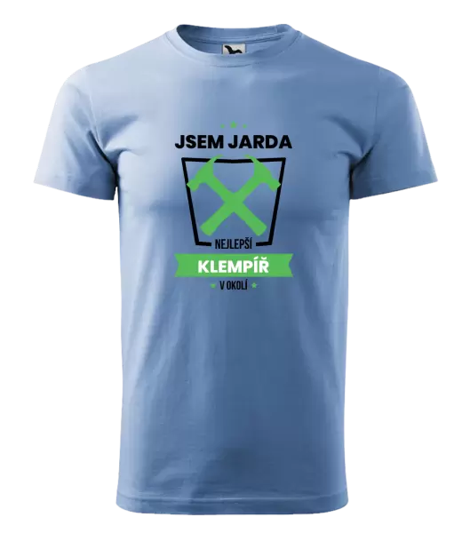 Pánské tričko Nejlepší v okolí - klempíř