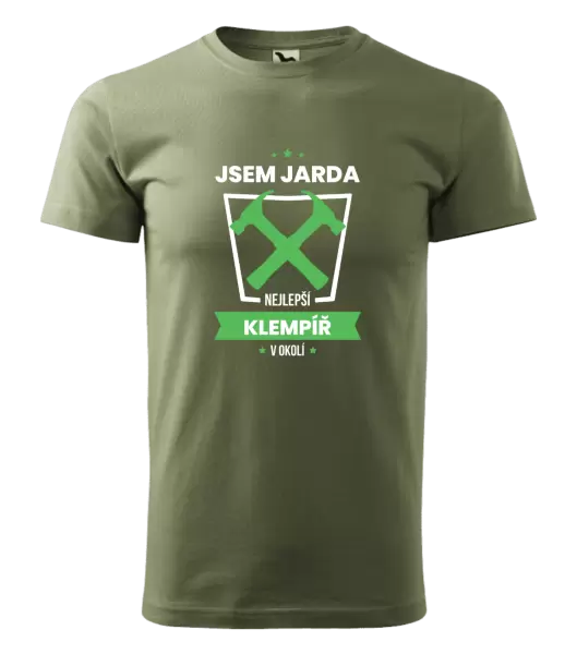 Pánské tričko Nejlepší v okolí - klempíř