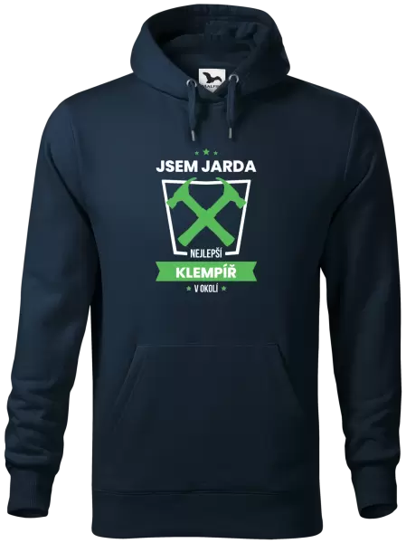 Pánská mikina Nejlepší v okolí - klempíř